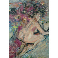 Śpiąca w skarpetach, 70x100