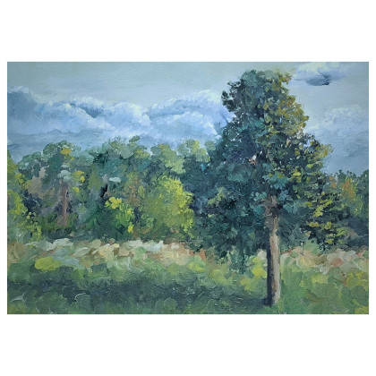 Iga Płachta - plakaty - Dekoracyjny plakat Na polach o wymiarach 29,7 x 21 cm. foto #2