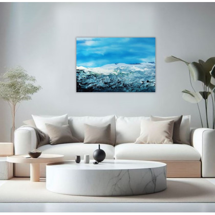 Felix Guenther - obrazy akryl - Under an ice-blue sky foto #2