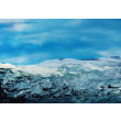 Under an ice-blue sky