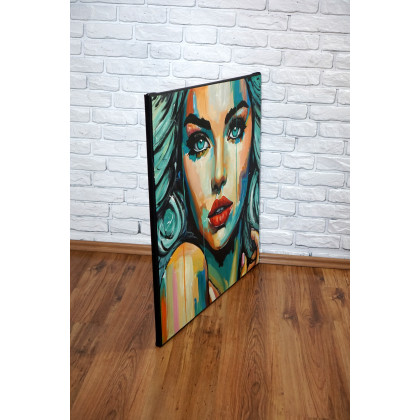 Rafal Stach - olej + akryl - Lorelei 80x80 foto #2