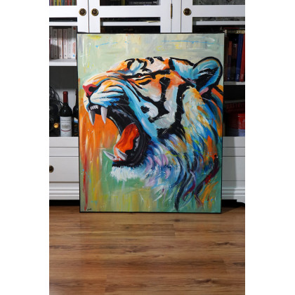 Rafal Stach - olej + akryl - Ignis 80x100 foto #2
