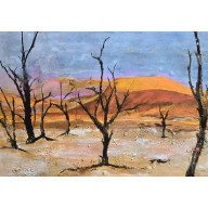 Namibia,  obraz akrylowy na płótnie 70x50x2 cm