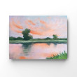 Nad wodą  - rysunek pastelami