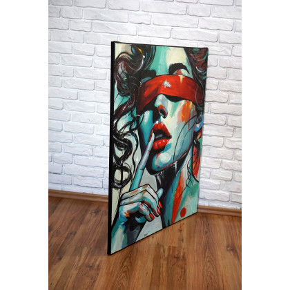 Rafal Stach - olej + akryl - Secret Passion 80x100 foto #2