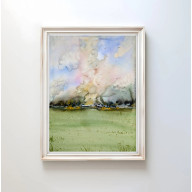 AKWARELA 30X40CM. PEJZAŻ