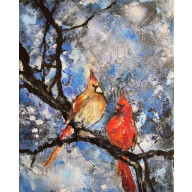 OBRAZ AKRYLOWY PT. NASZE RANDEZ-VOUS RED&WHITE