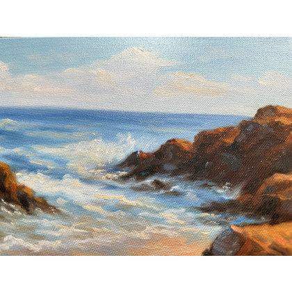 Wiktoria Pydo - obrazy olejne - Plaża - Olej na Płótnie foto #1