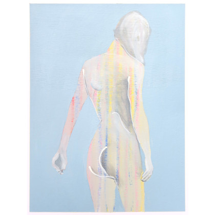 Plażowiczka 7/2025, Paweł Dąbrowski, obrazy olejne