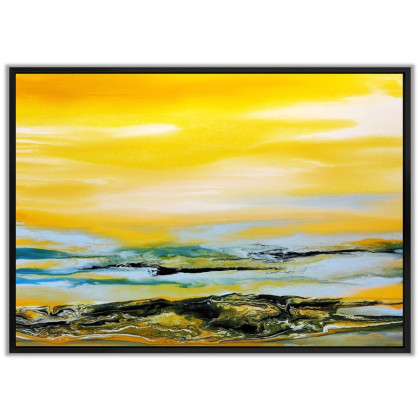 Felix Guenther - obrazy akryl - Yellow meets blue foto #3