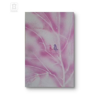 Ewa Mościszko - obrazy akryl - Obraz akrylowy pt. Nasze Randez-Vous /pink foto #1