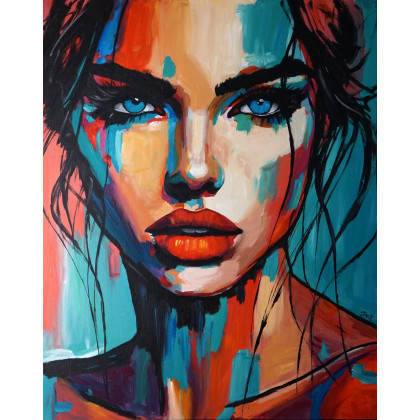 Czysta pewność 80x100, Rafal Stach, obrazy olejne