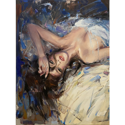 MYŚLI NOCNE, Jolanta Strzelczyk, obrazy olejne