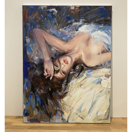 Jolanta Strzelczyk - obrazy olejne - MYŚLI NOCNE foto #2