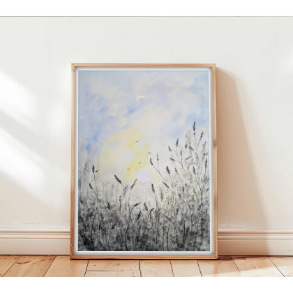 Małgorzata Domańska ART - obrazy akwarela - Akwarela 46x61cm. Dmuchawce foto #1
