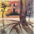 Słoneczny platan (25x25 cm)