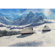 Zimowe światło (50x70 cm)