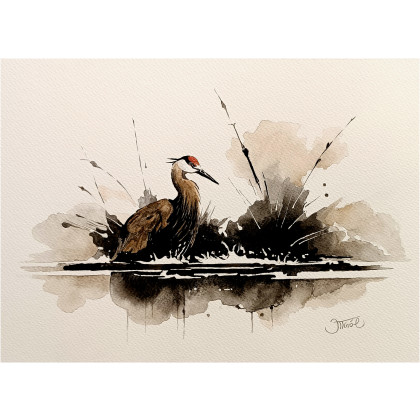 Zaciszny zakątek, Akwarela 24x32 cm, Joanna Tomczyk, obrazy akwarela