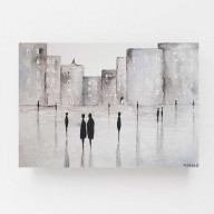 Miasto 2 -  akwarela formatu A5