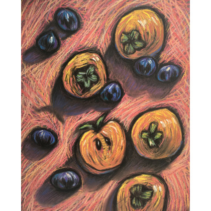 Still Alive: Apples, Marcin Waśka, pastele suche