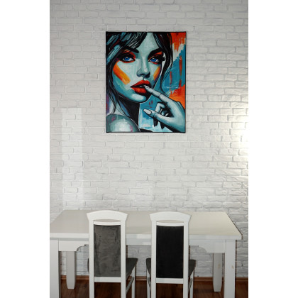 Rafal Stach - olej + akryl - Reflection 80x100 foto #3