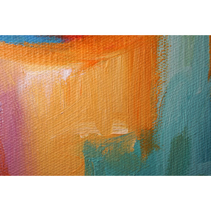 Rafal Stach - olej + akryl - Siła spojrzenia 80x100 foto #1