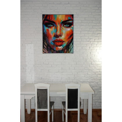 Rafal Stach - olej + akryl - Siła spojrzenia 80x100 foto #4