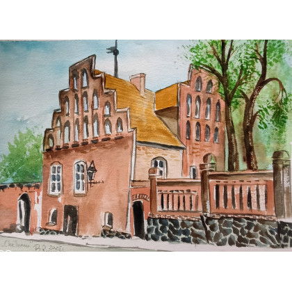 Chełmno, Bożena Ronowska, obrazy akwarela