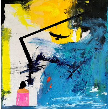 Urywki z wakacji, Przemysław Michalczuk, obrazy akryl