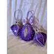 Fioletowy zestaw bombki biżuteryjne królewskie bajki 2025
