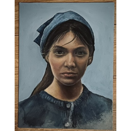 Portret kobiety, paweln, obrazy olejne