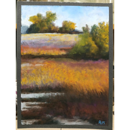 Paulina Lebida - pastele suche - Pejzaż - rysunek pastelami foto #2