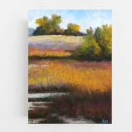 Pejzaż - rysunek pastelami