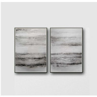 Abstrakcja -  dwie akwarele