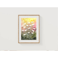 Akwarela A4.  Łąka