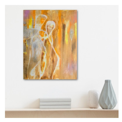 Ewa Mościszko - obrazy akryl - Flow, two souls in one body foto #2