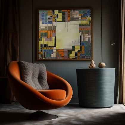 Abstra-akt 30, Aleksandra Semeniuk , obrazy akryl