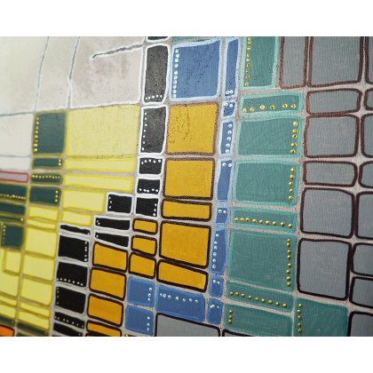 Aleksandra Semeniuk - obrazy akryl - Abstra-akt 30 foto #2