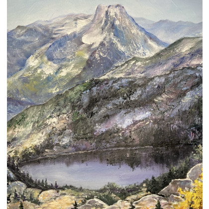 Myroslava Burlaka - obrazy olejne - Złota jesień w górach. foto #1