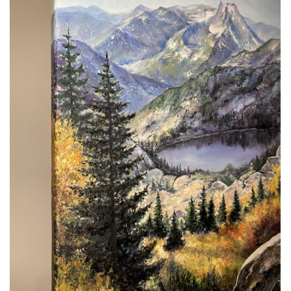 Myroslava Burlaka - obrazy olejne - Złota jesień w górach. foto #3