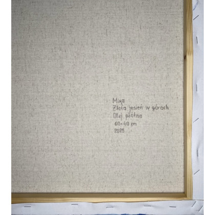 Myroslava Burlaka - obrazy olejne - Złota jesień w górach. foto #4