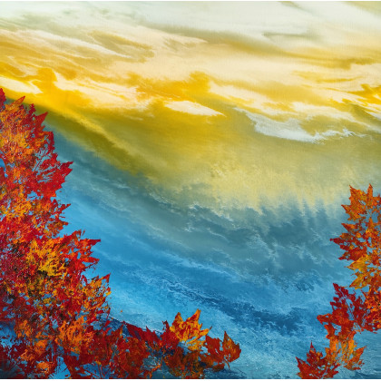 Melody of Autumn by the Sea, Felix Guenther, obrazy akryl