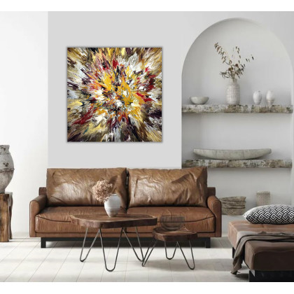 Felix Guenther - obrazy akryl - Golden Flow foto #2