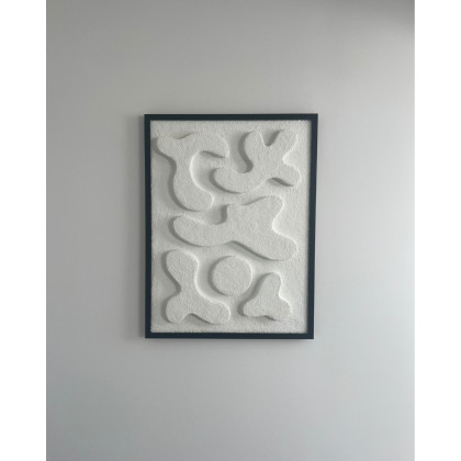 Tago - rzeźba ścienna 3D, Piotr Żyłka, płaskorzeźba