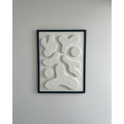 Nokto - rzeźba ścienna 3D, Piotr Żyłka, płaskorzeźba