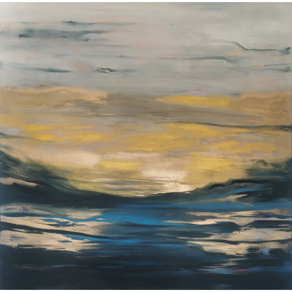 Cisza po burzy, Iwona Jaworska, obrazy akryl