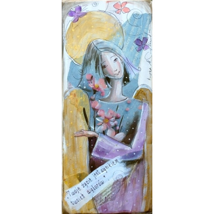 4mara - dekory wiszące - Deseczka z sentencją - Twoje życie jest wynikiem twoich wyborów foto #1