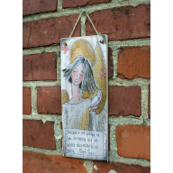 Deseczka z sentencją - Szczęście nie polega na tym, ile mamy...