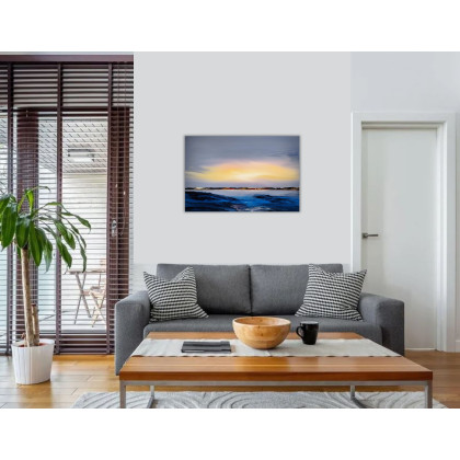 Felix Guenther - obrazy akryl - In the glow of the evening foto #2