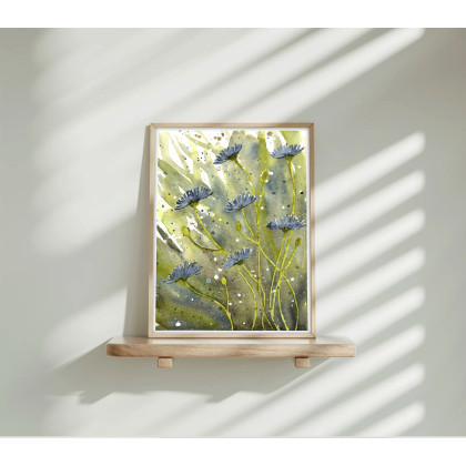 Akwarela A5. Chabry, Małgorzata Domańska ART, obrazy akwarela